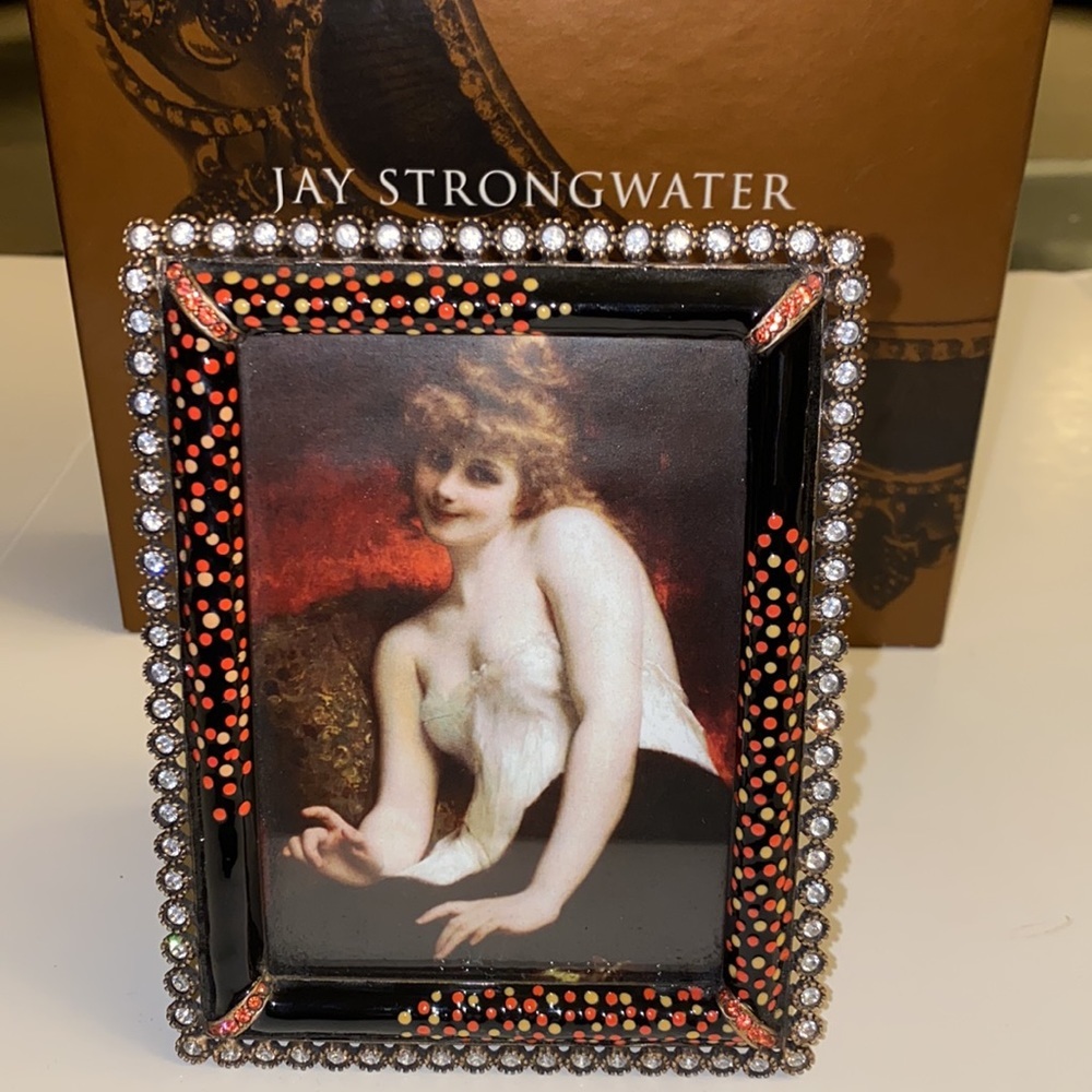 NWT Jay Strongwater Jeweled Frame, New in Box